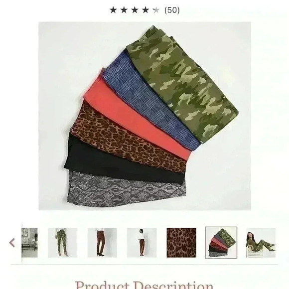 Isaac Mizrahi Live! Tall 24/7 Stretch Ankle Pants Size 14 Tall TWO PAIR Snake - Picture 7 of 16